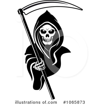 Royalty-Free (RF) Grim Reaper Clipart Illustration by Vector Tradition SM - Stock Sample #1065873