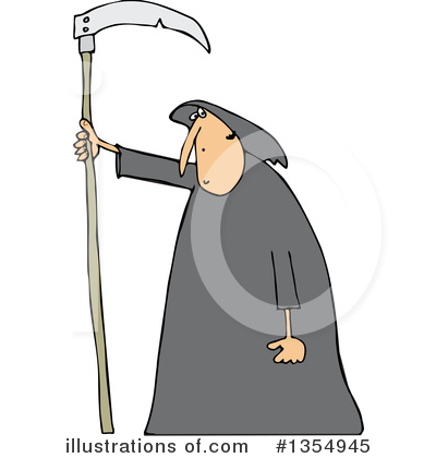 Royalty-Free (RF) Grim Reaper Clipart Illustration by djart - Stock Sample #1354945