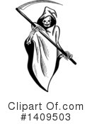 Grim Reaper Clipart #1409503 by Vector Tradition SM