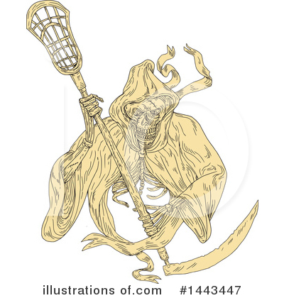 Royalty-Free (RF) Grim Reaper Clipart Illustration by patrimonio - Stock Sample #1443447