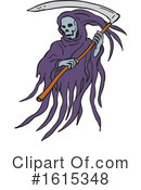 Grim Reaper Clipart #1615348 by patrimonio