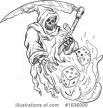 Grim Reaper Clipart #1636000 by patrimonio