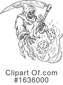 Grim Reaper Clipart #1636000 by patrimonio