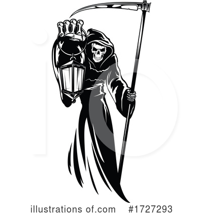 Royalty-Free (RF) Grim Reaper Clipart Illustration by Vector Tradition SM - Stock Sample #1727293