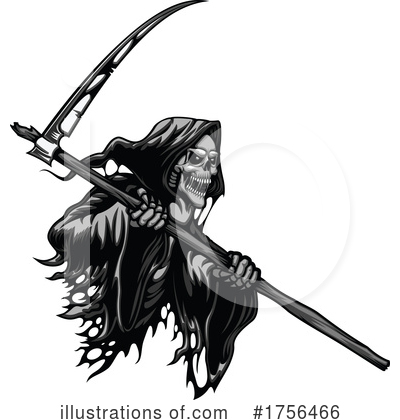 Royalty-Free (RF) Grim Reaper Clipart Illustration by Vector Tradition SM - Stock Sample #1756466
