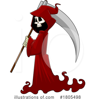 Grim Reaper Clipart #1805498 by Hit Toon