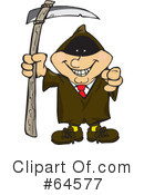 Grim Reaper Clipart #64577 by Dennis Holmes Designs