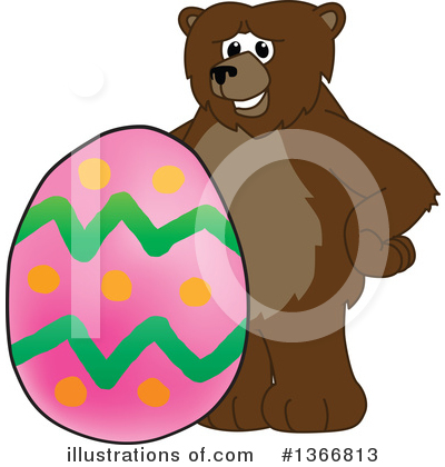 Royalty-Free (RF) Grizzly Bear Clipart Illustration by Mascot Junction - Stock Sample #1366813