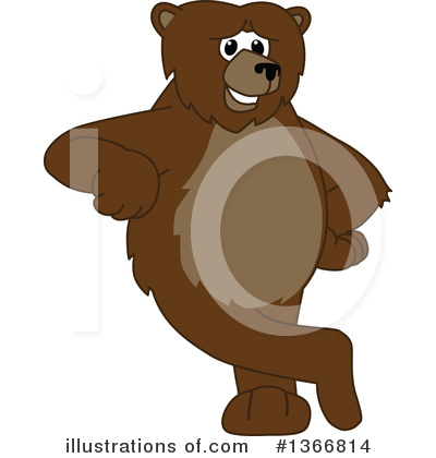Royalty-Free (RF) Grizzly Bear Clipart Illustration by Mascot Junction - Stock Sample #1366814