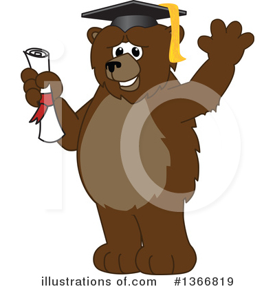 Royalty-Free (RF) Grizzly Bear Clipart Illustration by Mascot Junction - Stock Sample #1366819
