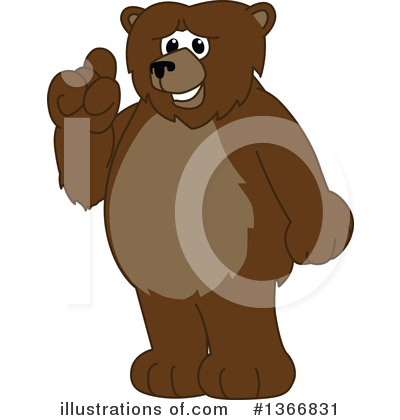Royalty-Free (RF) Grizzly Bear Clipart Illustration by Mascot Junction - Stock Sample #1366831