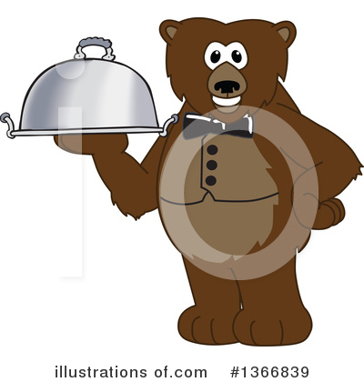 Royalty-Free (RF) Grizzly Bear Clipart Illustration by Mascot Junction - Stock Sample #1366839