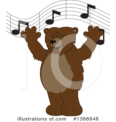 Grizzly Bear Clipart #1366848 by Mascot Junction