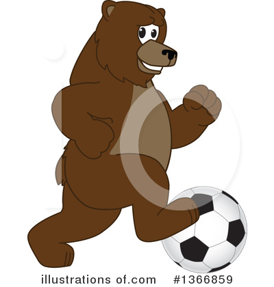Royalty-Free (RF) Grizzly Bear Clipart Illustration by Mascot Junction - Stock Sample #1366859