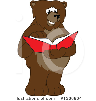 Royalty-Free (RF) Grizzly Bear Clipart Illustration by Mascot Junction - Stock Sample #1366864