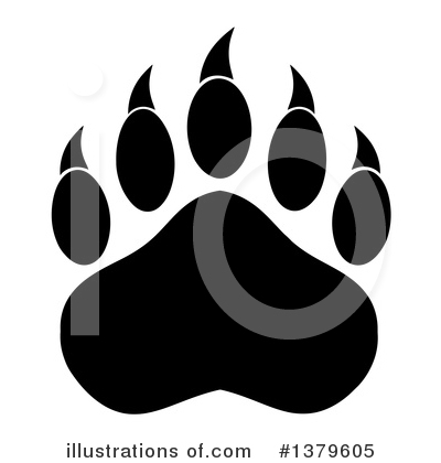 Royalty-Free (RF) Grizzly Bear Clipart Illustration by Hit Toon - Stock Sample #1379605