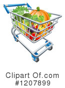Groceries Clipart #1207899 by AtStockIllustration
