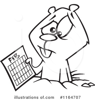 Groundhog Clipart #1164707 by toonaday