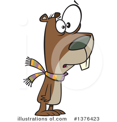 Groundhog Clipart #1376423 by toonaday
