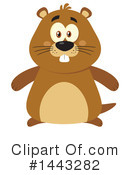 Groundhog Clipart #1443282 by Hit Toon