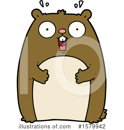 Royalty-Free (RF) Groundhog Clipart Illustration by lineartestpilot - Stock Sample #1579942