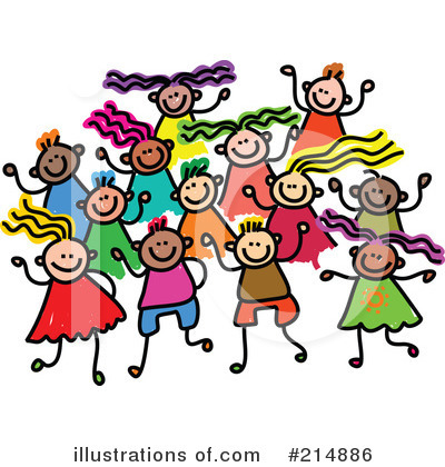 Royalty-Free (RF) Group Clipart Illustration by Prawny - Stock Sample #214886