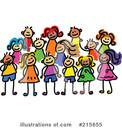 Royalty-Free (RF) Group Clipart Illustration by Prawny - Stock Sample #215655