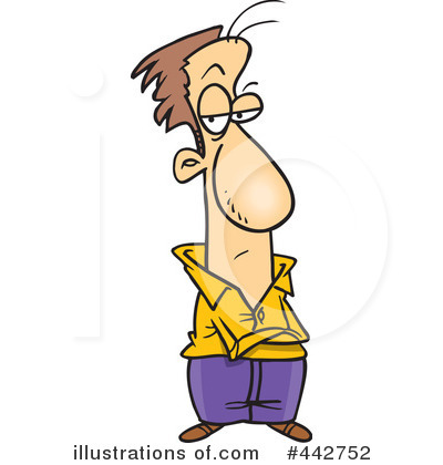 Royalty-Free (RF) Grumpy Clipart Illustration by toonaday - Stock Sample #442752