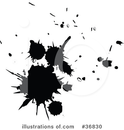 Ink Splatter Clipart #36830 by OnFocusMedia