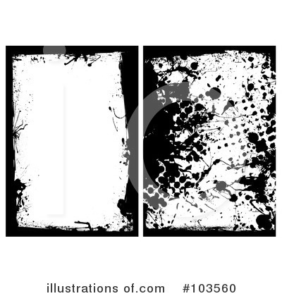 Royalty-Free (RF) Grunge Frame Clipart Illustration by michaeltravers - Stock Sample #103560