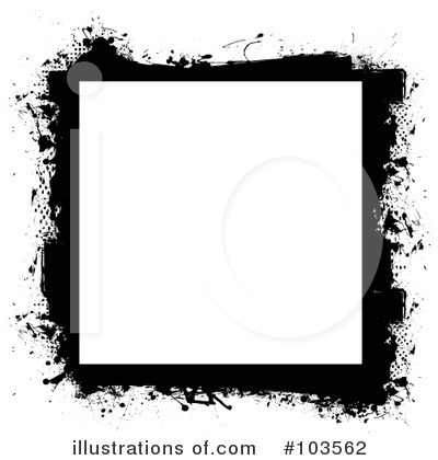 Royalty-Free (RF) Grunge Frame Clipart Illustration by michaeltravers - Stock Sample #103562