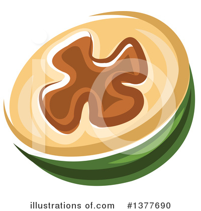 Royalty-Free (RF) Guava Clipart Illustration by Vector Tradition SM - Stock Sample #1377690