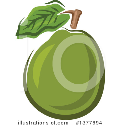 Royalty-Free (RF) Guava Clipart Illustration by Vector Tradition SM - Stock Sample #1377694
