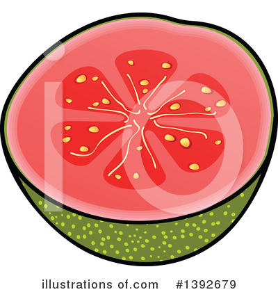 Royalty-Free (RF) Guava Clipart Illustration by Vector Tradition SM - Stock Sample #1392679