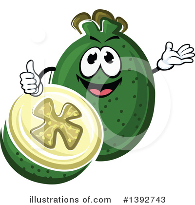Royalty-Free (RF) Guava Clipart Illustration by Vector Tradition SM - Stock Sample #1392743