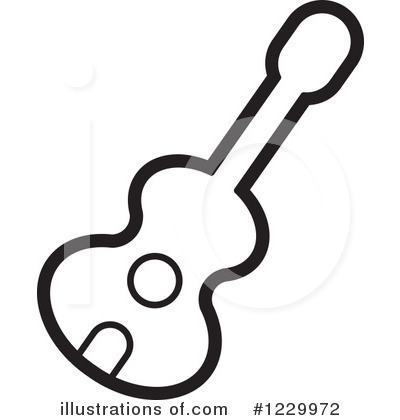 Royalty-Free (RF) Guitar Clipart Illustration by Lal Perera - Stock Sample #1229972