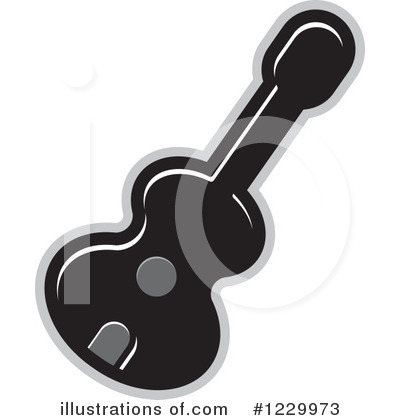 Royalty-Free (RF) Guitar Clipart Illustration by Lal Perera - Stock Sample #1229973