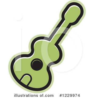 Royalty-Free (RF) Guitar Clipart Illustration by Lal Perera - Stock Sample #1229974