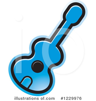 Royalty-Free (RF) Guitar Clipart Illustration by Lal Perera - Stock Sample #1229976