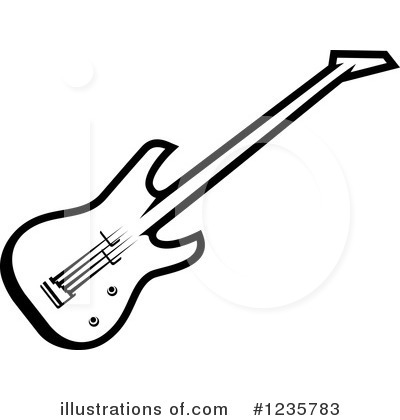 Royalty-Free (RF) Guitar Clipart Illustration by Vector Tradition SM - Stock Sample #1235783