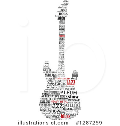 Royalty-Free (RF) Guitar Clipart Illustration by Vector Tradition SM - Stock Sample #1287259