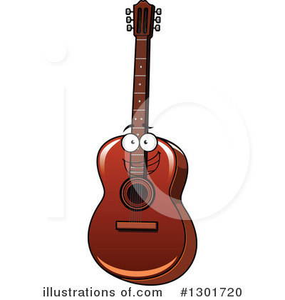 Royalty-Free (RF) Guitar Clipart Illustration by Vector Tradition SM - Stock Sample #1301720