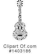 Guitar Clipart #1403186 by Vector Tradition SM