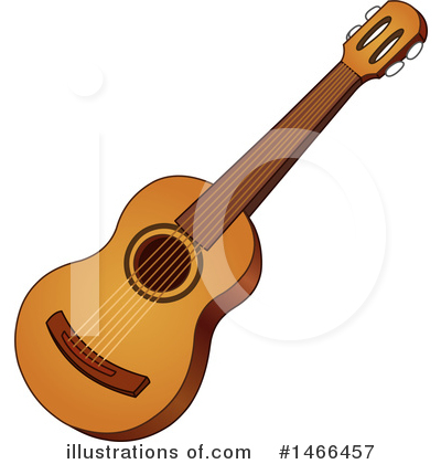 Royalty-Free (RF) Guitar Clipart Illustration by yayayoyo - Stock Sample #1466457