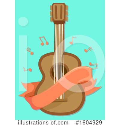 Acoustic Guitar Clipart #1604929 by BNP Design Studio