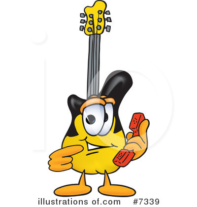 Guitar Clipart #7339 by Toons4Biz