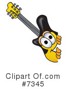 Guitar Clipart #7345 by Mascot Junction