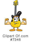 Guitar Clipart #7346 by Mascot Junction