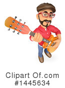 Guitarist Clipart #1445634 by Texelart