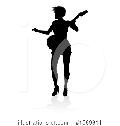 Royalty-Free (RF) Guitarist Clipart Illustration by AtStockIllustration - Stock Sample #1569811